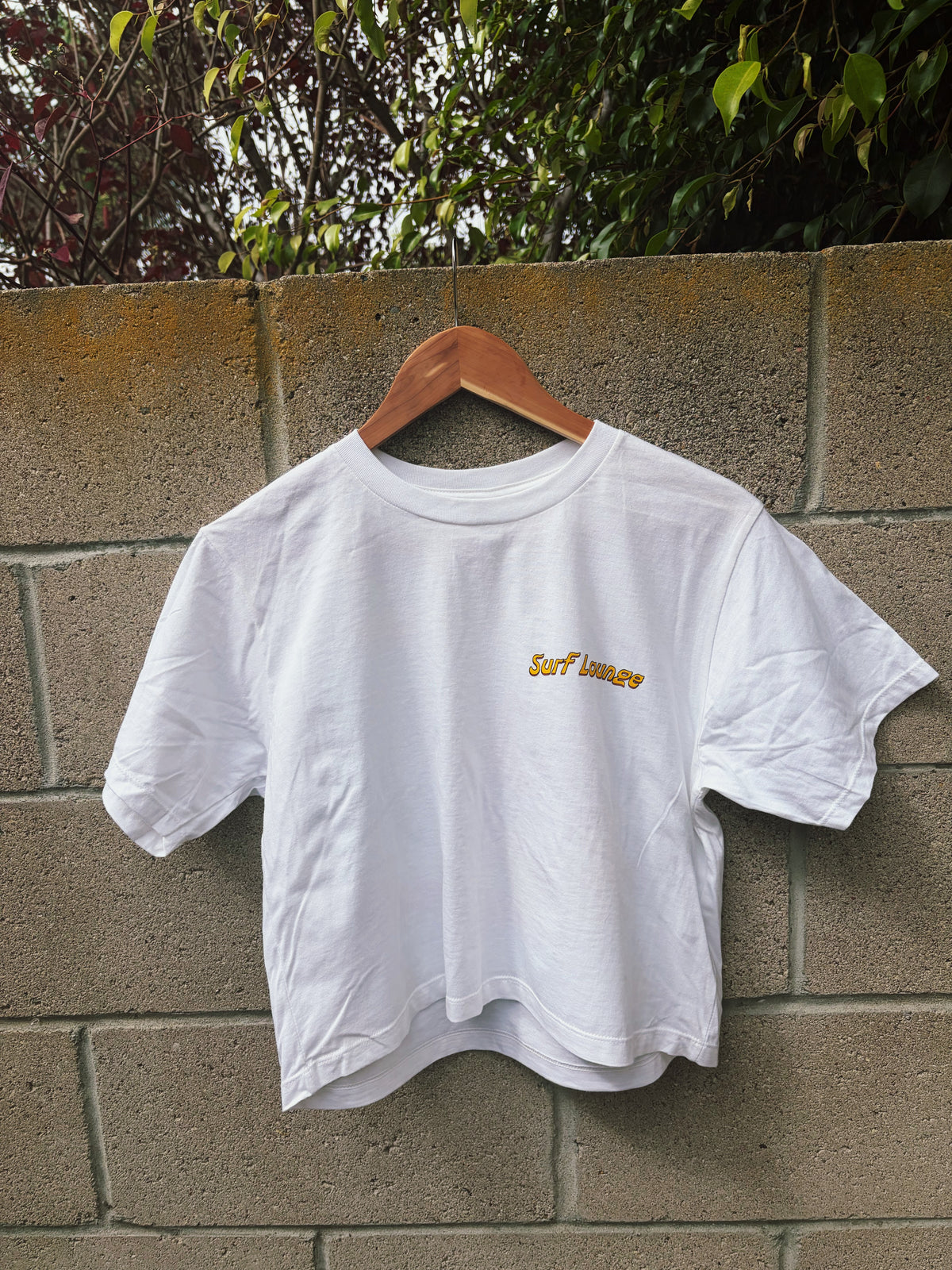 Crop Top T-Shirt Surf Lounge Fest