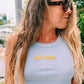 Surf Lounge Ribbed Crop Tank