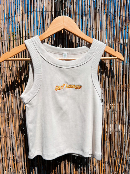 Surf Lounge Ribbed Crop Tank
